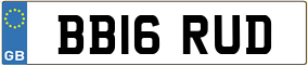 Truck License Plate
